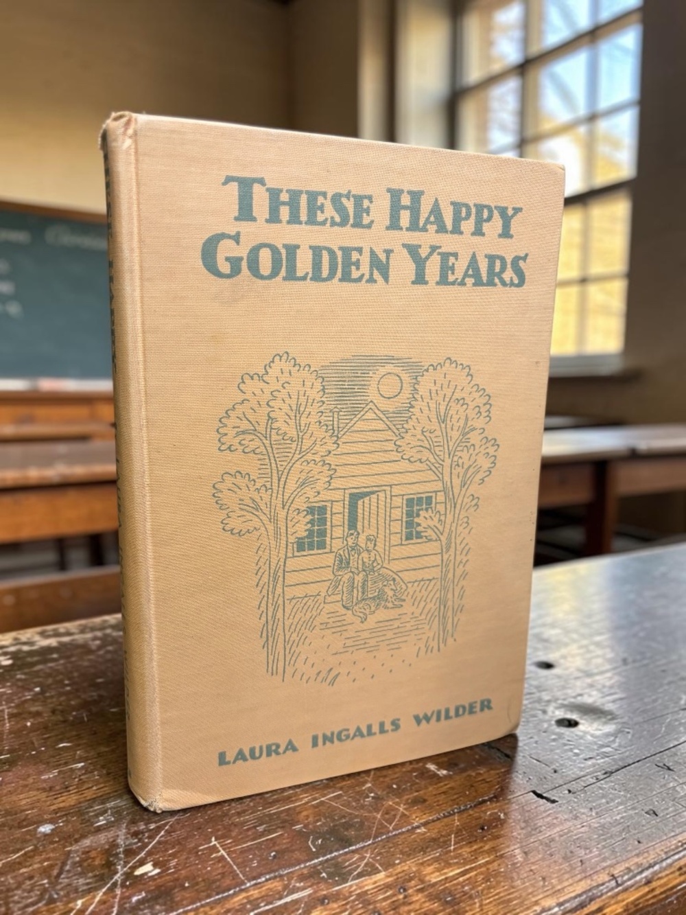 These Happy Golden Years - Laura Ingalls Wilder 1943 - 3rd edition hardcover boo